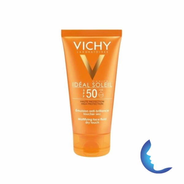 VICHY IDEAL SOLEIL Émulsion Toucher Sec SPF 50+, 50ml