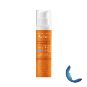 Avène Fluide Protection solaire SPF50+, 50ml Note 4.00 sur 5 01 44.000DNT58.250DNT Avène Fluide Protection solaire SPF50+, 50ml