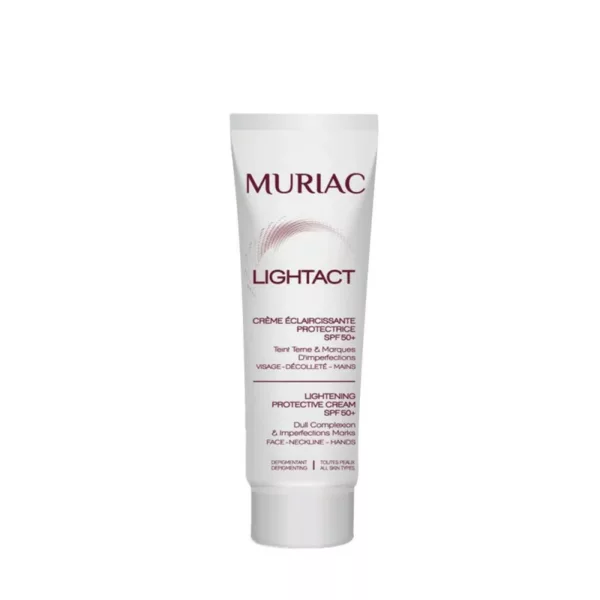 Muriac Lightact Crème Eclaircissante Protectrice spf50+, 50ml