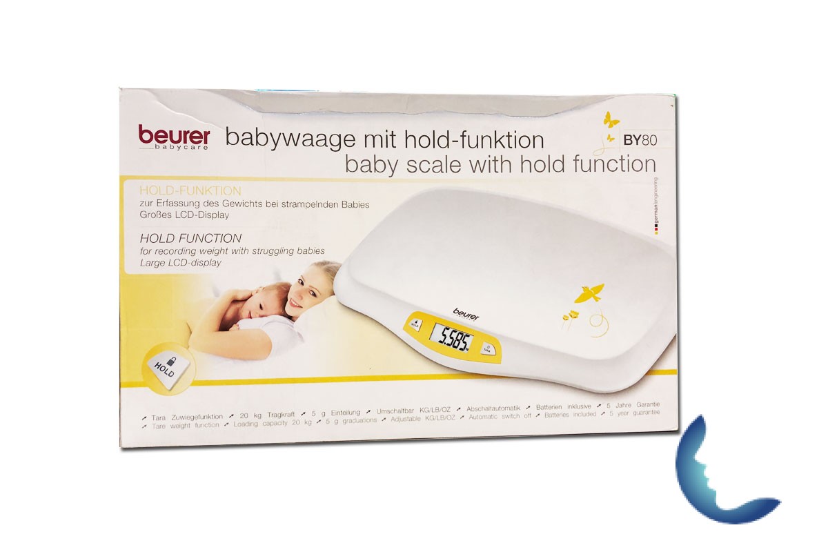 Beurer BY80 Baby Weighing Scales With HOLD function and LCD