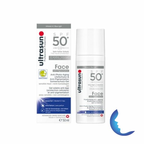 Ultrasun Face Anti-Ageing & Anti-Pigmentation Spf50+, 50ml