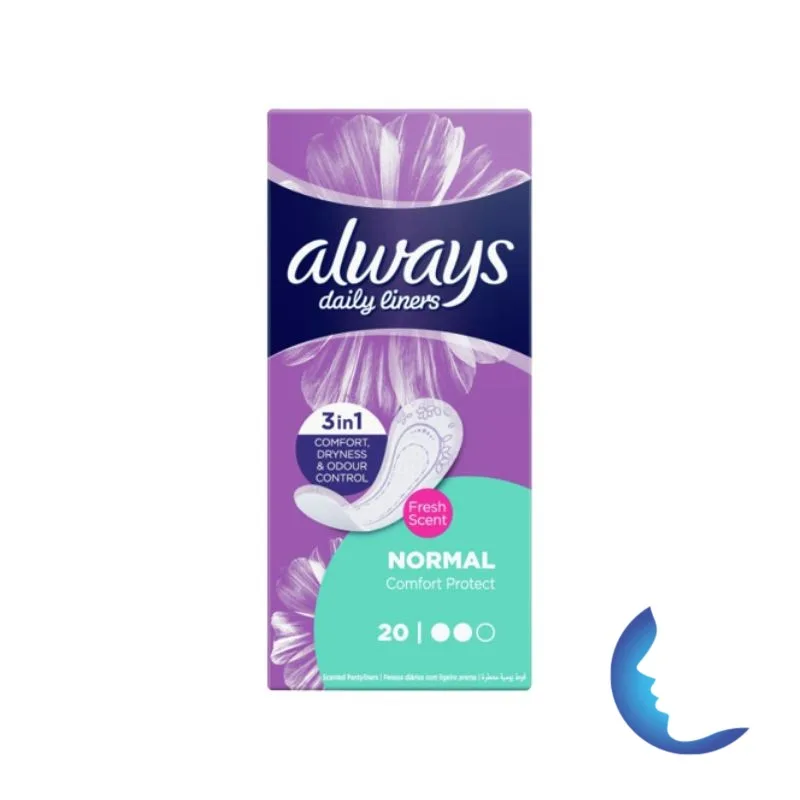 Always Daily Liners Comfort Protect Fresh Normal 20 Pièces