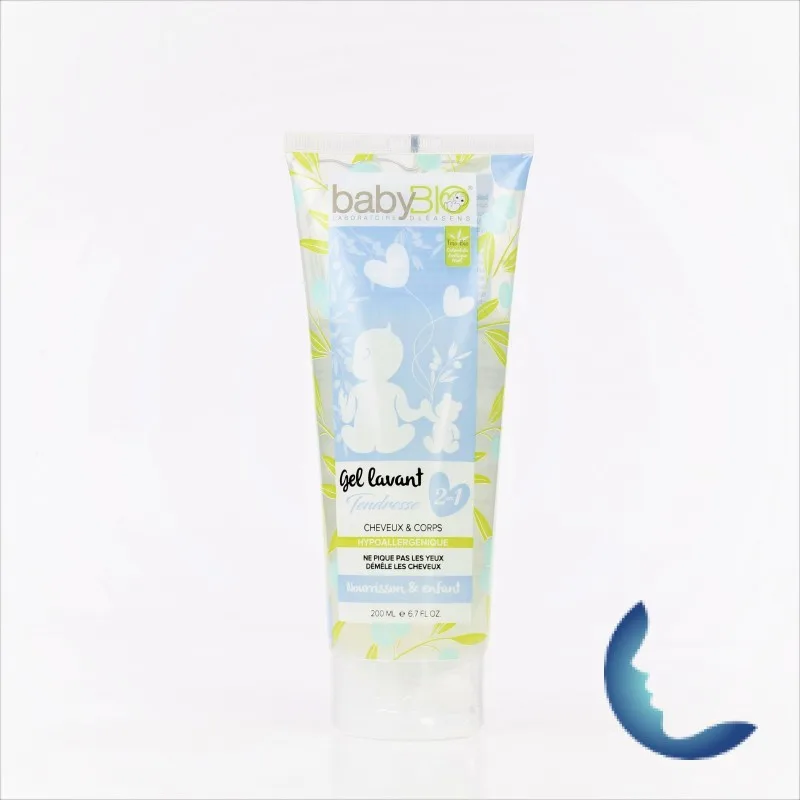 BABY BIO GEL LAVANT CHEVEUX ET CORPS 2 EN 1 , 200 ML