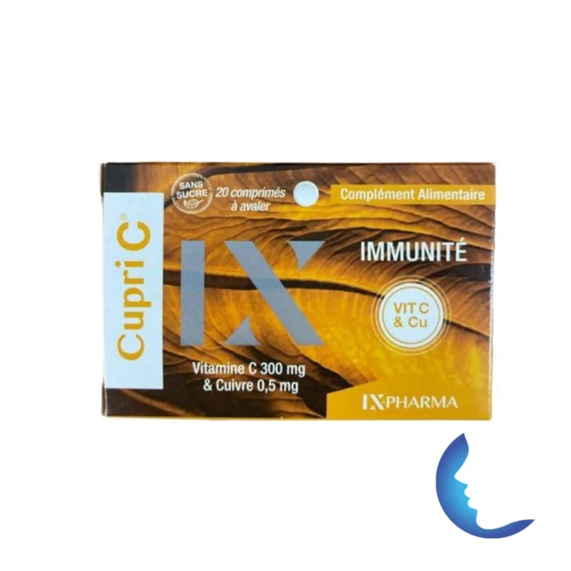 IX-Pharma Cupri C Immunité, 20 Comprimés