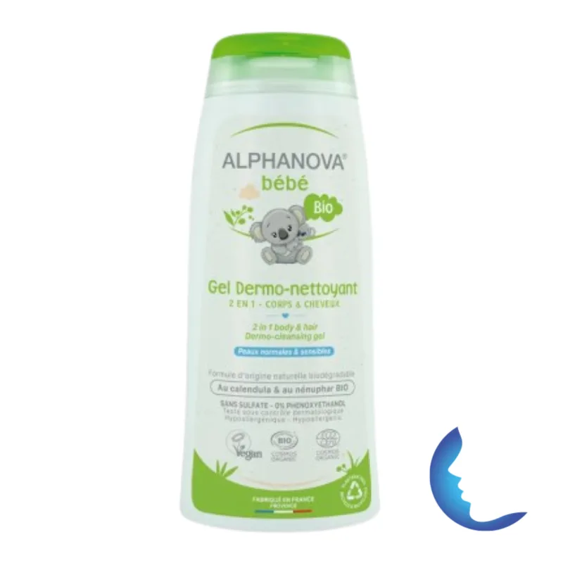Alphanova Gel dermo-nettoyant 2en1 Corps&cheveux 200ml
