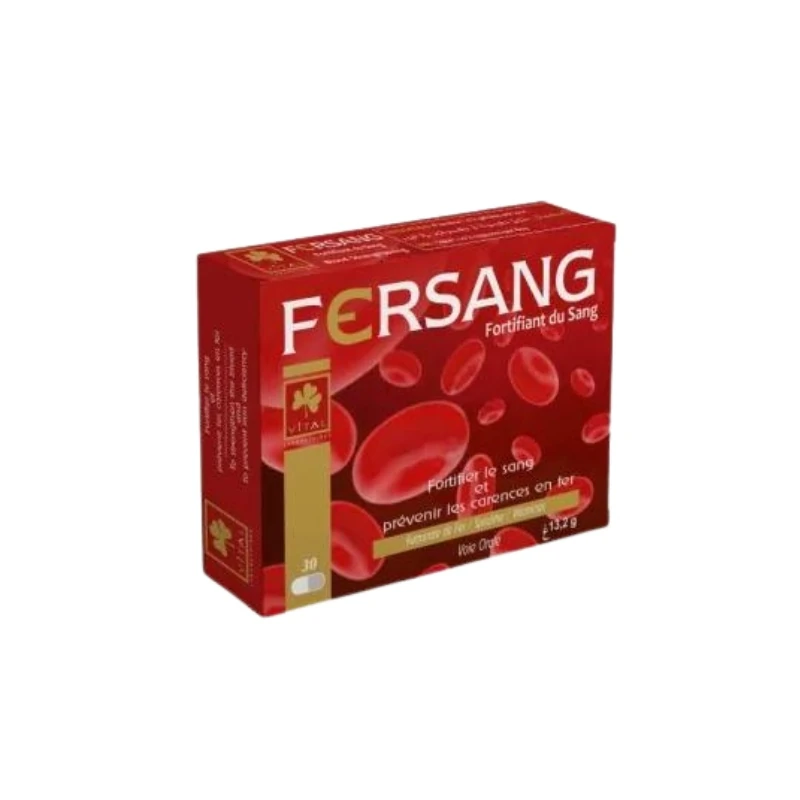 Vital Fersang Fortifiant du Sang 30 Gélules