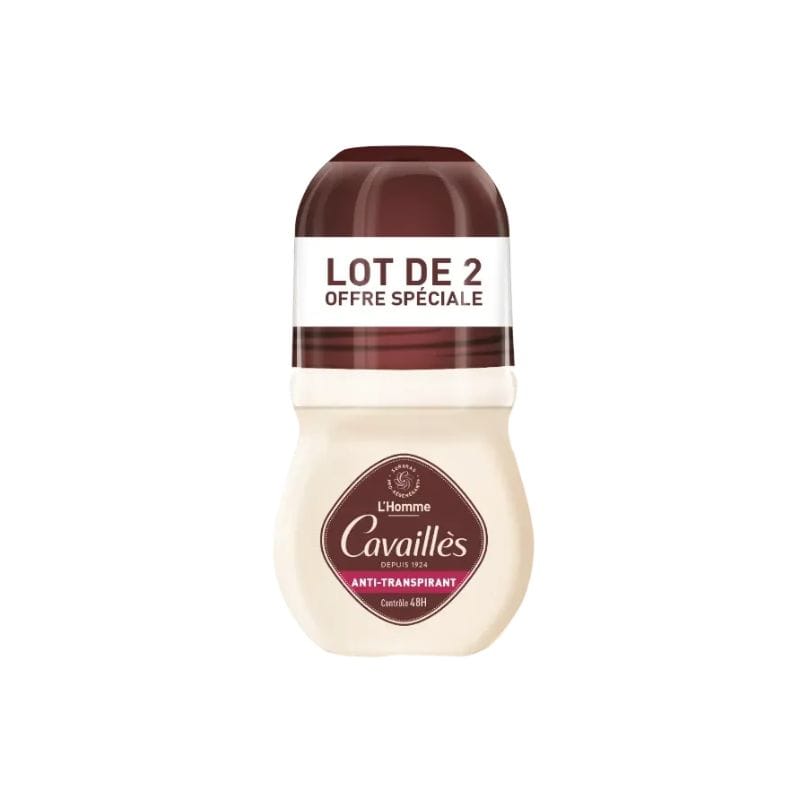 Rogé Cavaillès Déo ABSORB+ Roll on HOMME 48h 50ml LOT DE 2