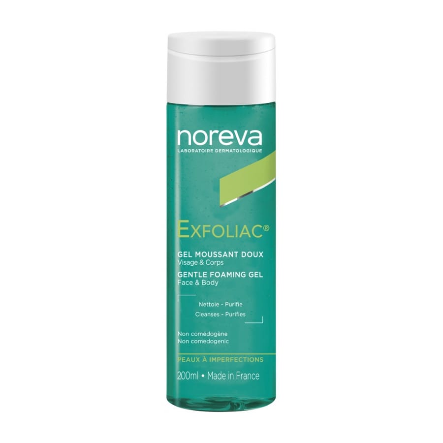 NOREVA EXFOLIAC GEL MOUSSANT DOUX 200ML