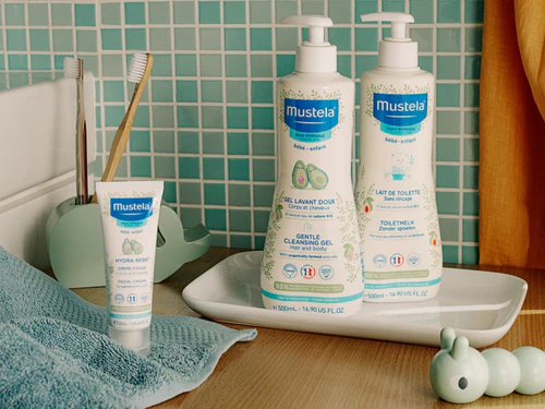 produits bébé Gel-lavant mustela, shampoing mustela