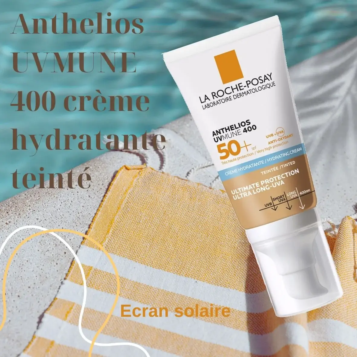 👉 Commandez Anthelios UVMUNE 400 Crème Teintée SPF 50+ Idéal pour les peaux sensibles et normales à mixtes