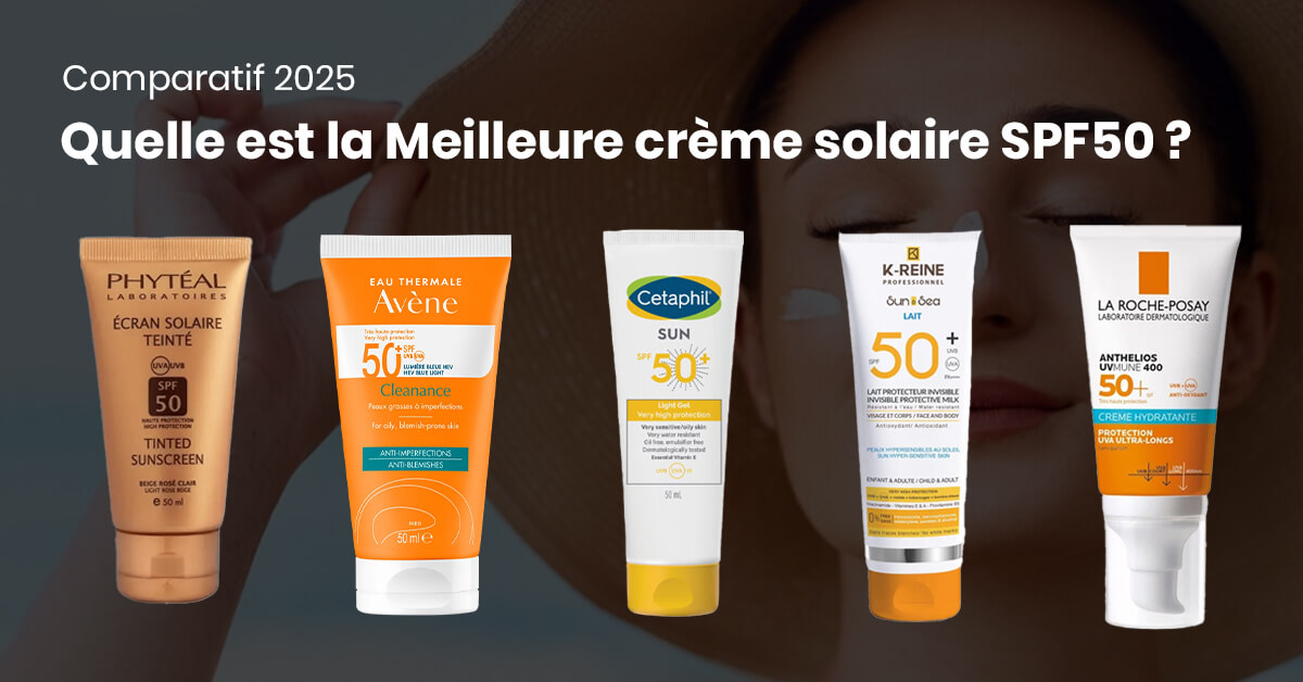Comparatif 2025 pour choisir la meilleure crème solaire SPF50 en Tunisie