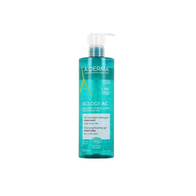 A-DERMA Biology AC Gel Moussant Purifiant 400ml (1)