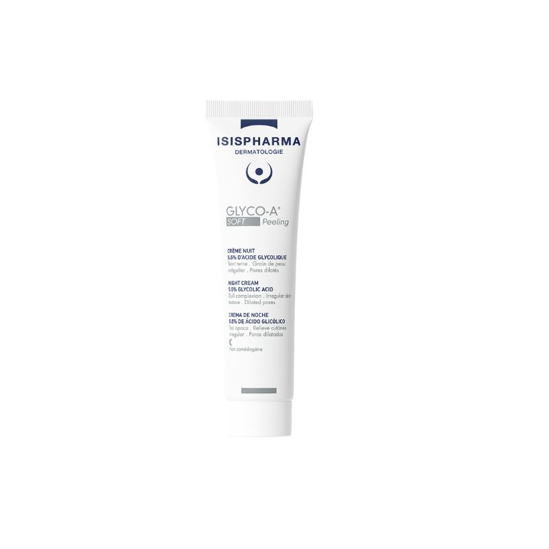 Isispharma Glyco-A Crème Peeling Nuit Soft 5.5%, 30ml