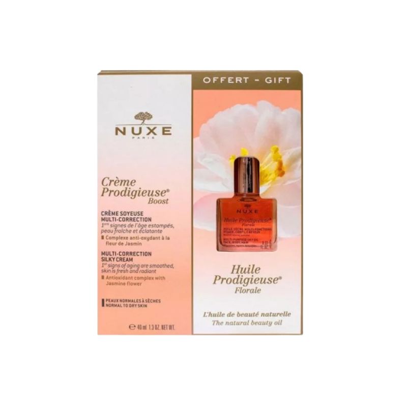 Nuxe Prodigieuse Boost Crème Soyeuse + Huile Prodigieuse Florale Offert